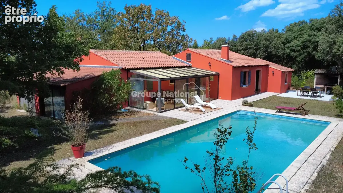 Pernes les fontaines villa de plain pied sur terrain de 4173 m² - photo 2