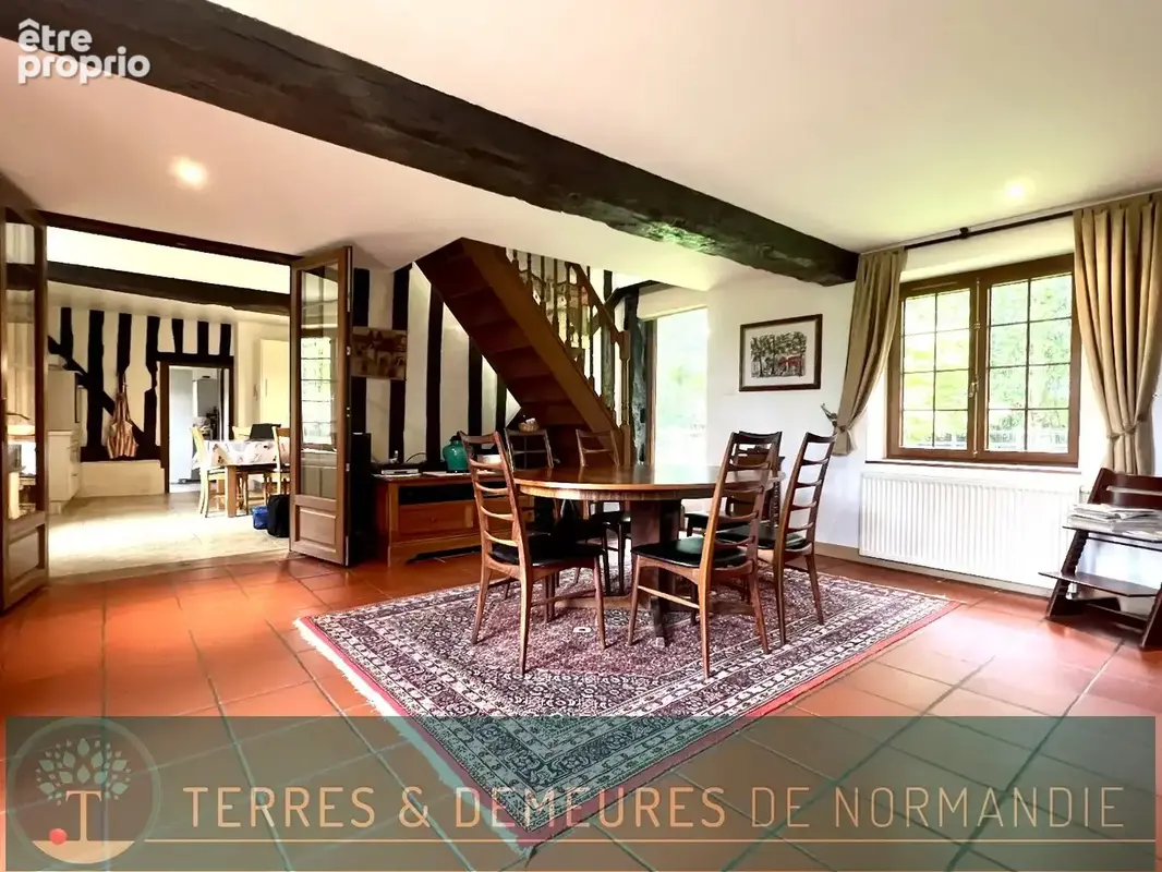 Charmante maison normande avec studio indépendant  5 446 m² de terrain proche du village de Cormeilles (27260) - photo 5