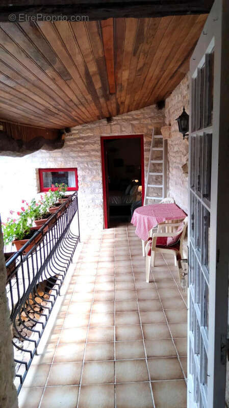 TERRASSE - Maison à SALLES-DE-VILLEFAGNAN