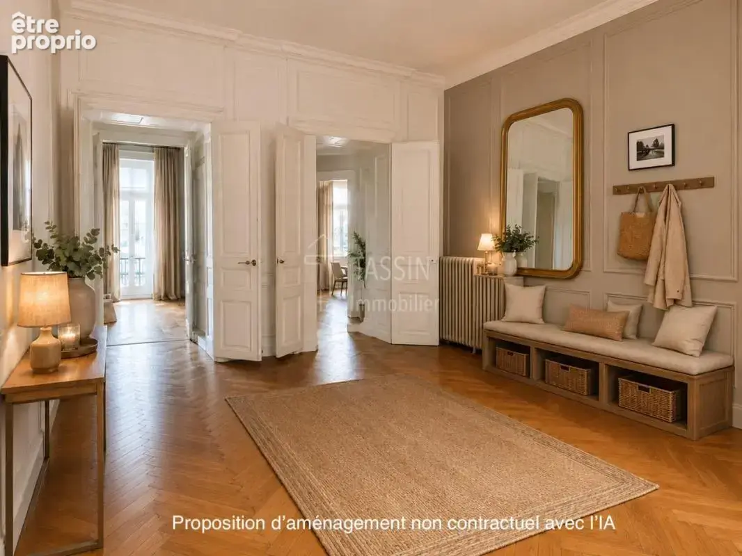 Lyon 2 Quai du Rhône  -  Appartement bourgeois à rénover - photo 2