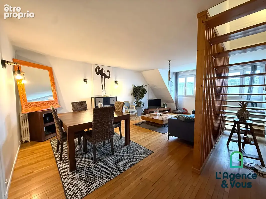 Lorient hyper centre - duplex trois chambres - dernière étage - photo 2