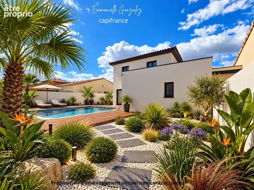 Villa contemporaine 150 m² 5 pièces à BASSAN (34) - photo 7