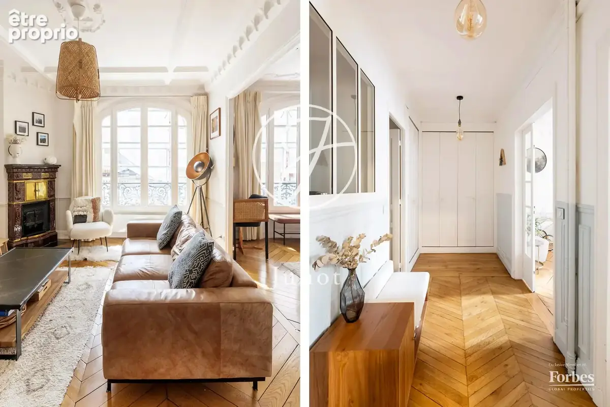 Paris 18e - LAMARCK / DAMREMONT - Appartement - 3/4 pièces - 82,37m² Carrez - 2/3 chambres - photo 12