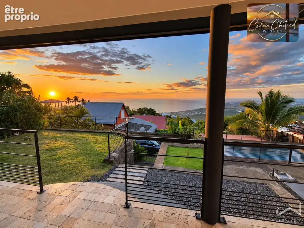 Saint-paul   bellemène  villa 160 m2 avec piscine et vue mer panoramique à 180o - photo 2