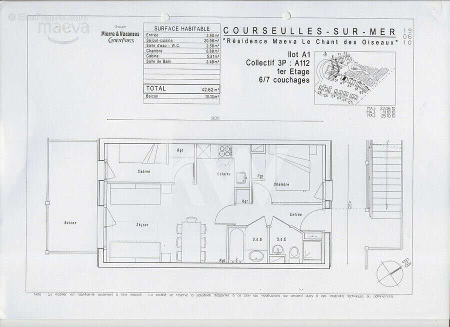Appartement 43 m² à Courseulles-Sur-Mer  - photo 2