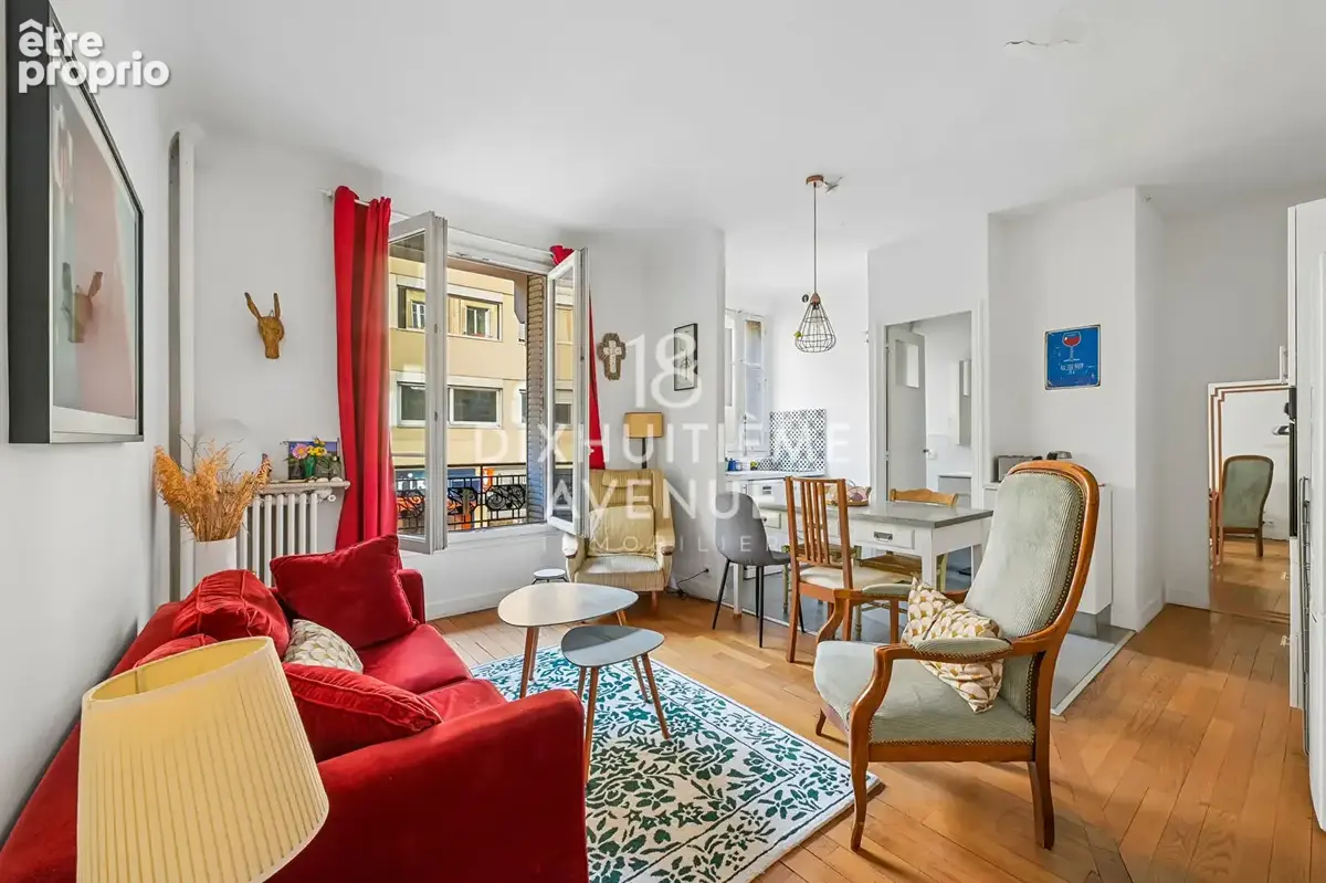 Rue Duhesme - Jules Joffrin - 37m² - photo 3