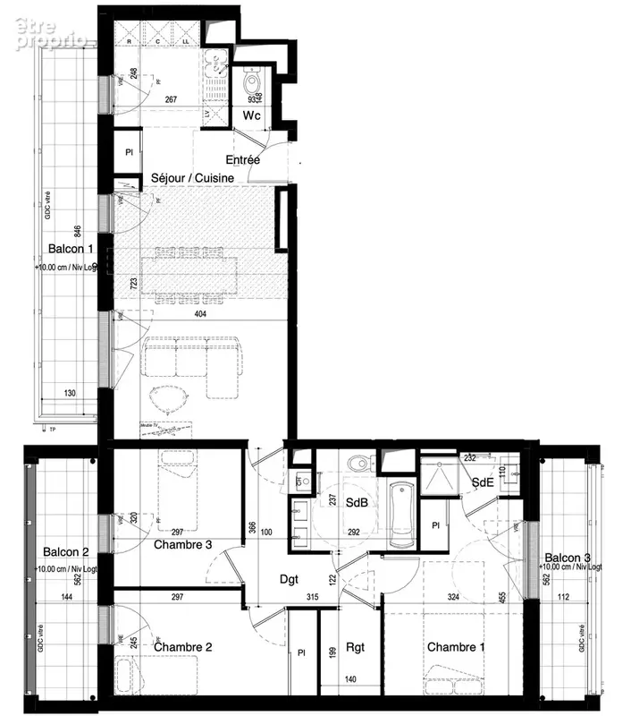Appartement 4 pièces 87 m² à vendre à Saint-Malo (35400) - photo 4