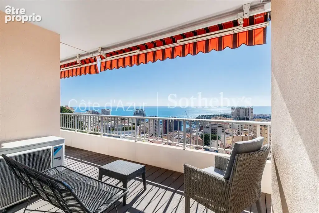 Beausoleil appartement 3 pièces 67 m² terrasse vue mer Monaco étage élevé parking - photo 2