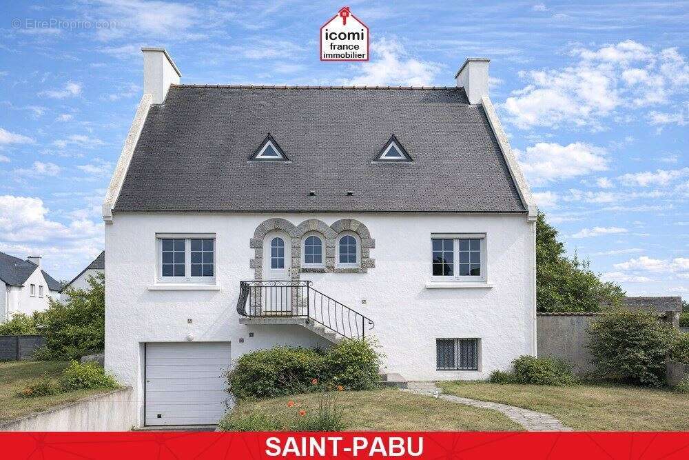 Finistere - saint-pabu (29830) - a vendre - maison t6 avec 5 chambres - piece de vie triple - sous sol complet - garage - terrai - photo 2