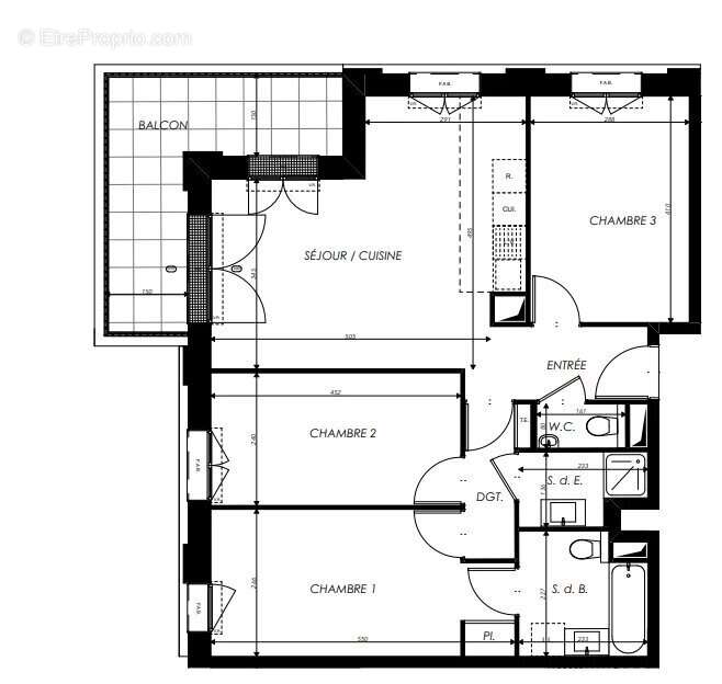 Appartement à COURBEVOIE