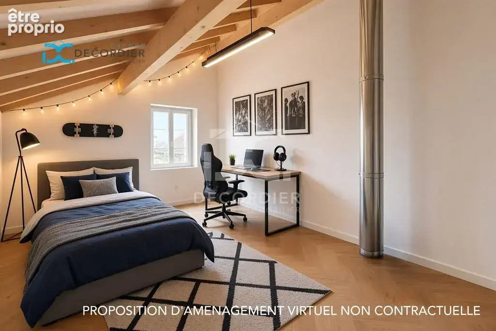 Orcier – maison mitoyenne avec fort potentiel, terrasse et vue montagne 81 m² et 105m² a amenager - photo 16