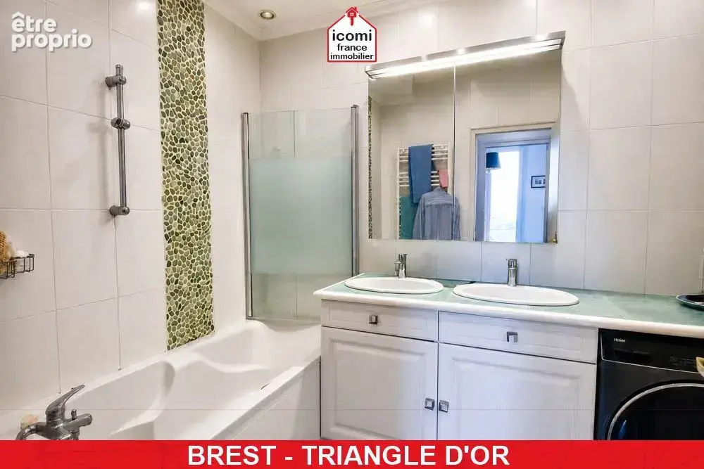 Finistere - brest (29200) - a vendre - appartement duplex de 110 m²- 3 chambres - cave - ascenseur - dalle beton - chauffage ind - photo 8