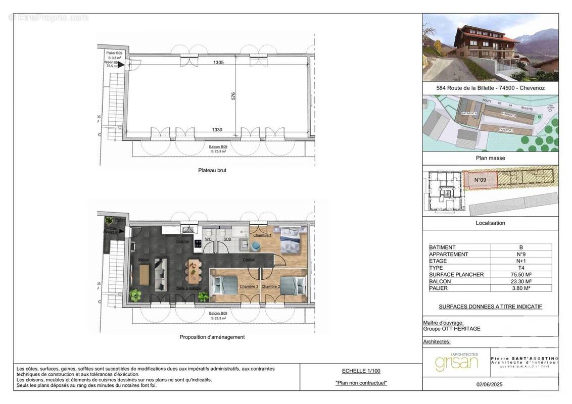 Appartement à CHEVENOZ
