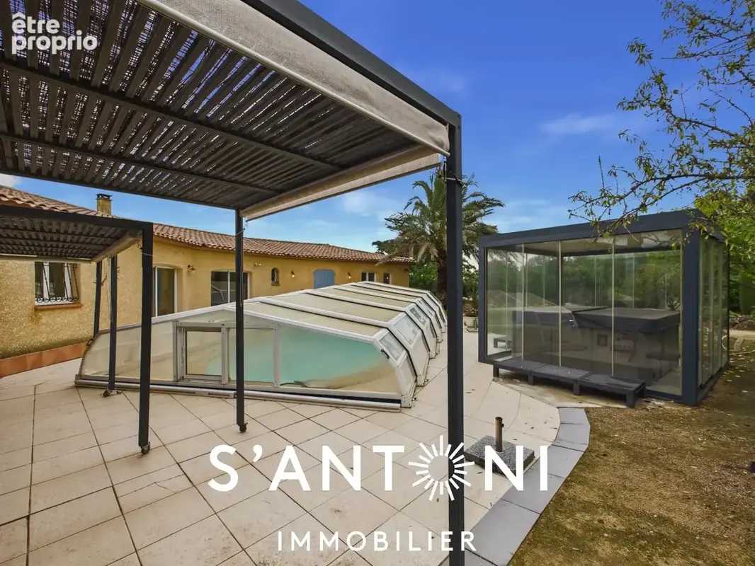 Portiragnes  villa plain-pied 136 m²  4 chambres  piscine chauffée  terrain 1 400 m²  dpe c/a - photo 5