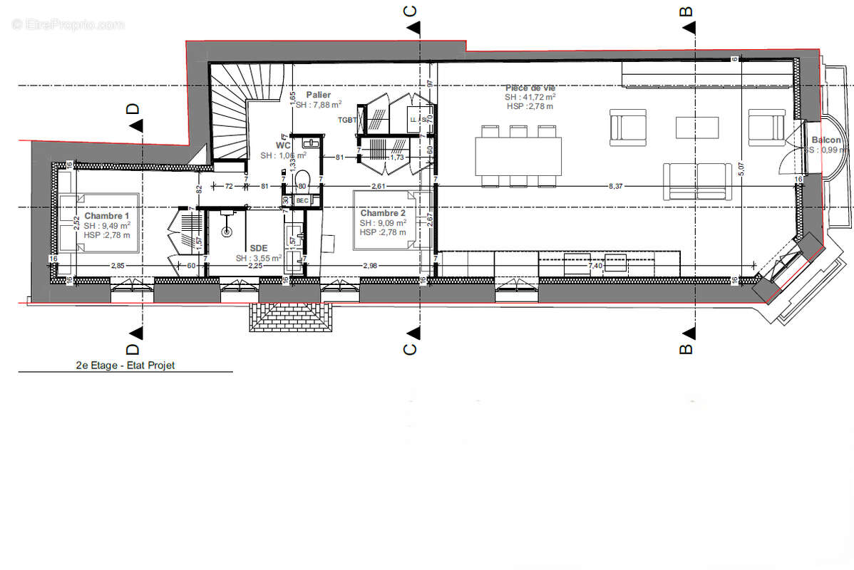 Appartement à LE POULIGUEN