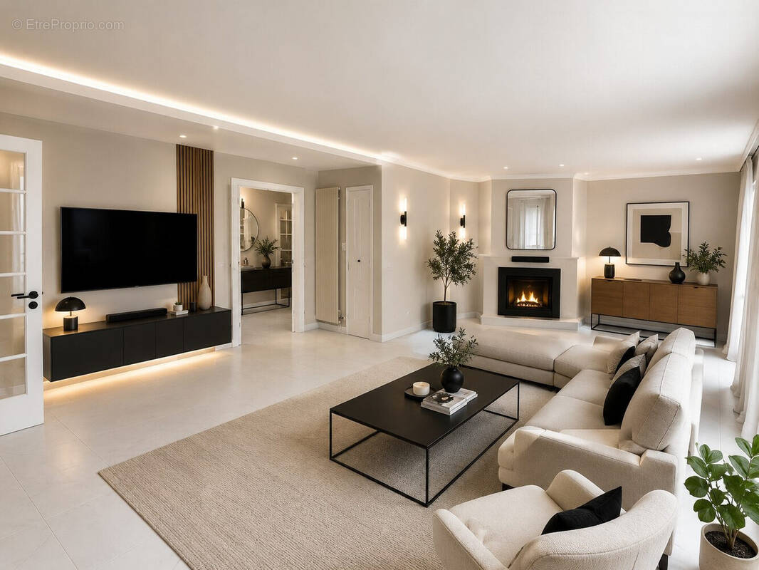 SALON SEJOUR RDC  IA 42 M² - Maison à SAINTE-PAZANNE