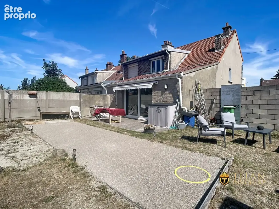 Maison semi-mitoyenne, 3 chambres, jardin, Dunkerque (59430) - Titan Immobilier