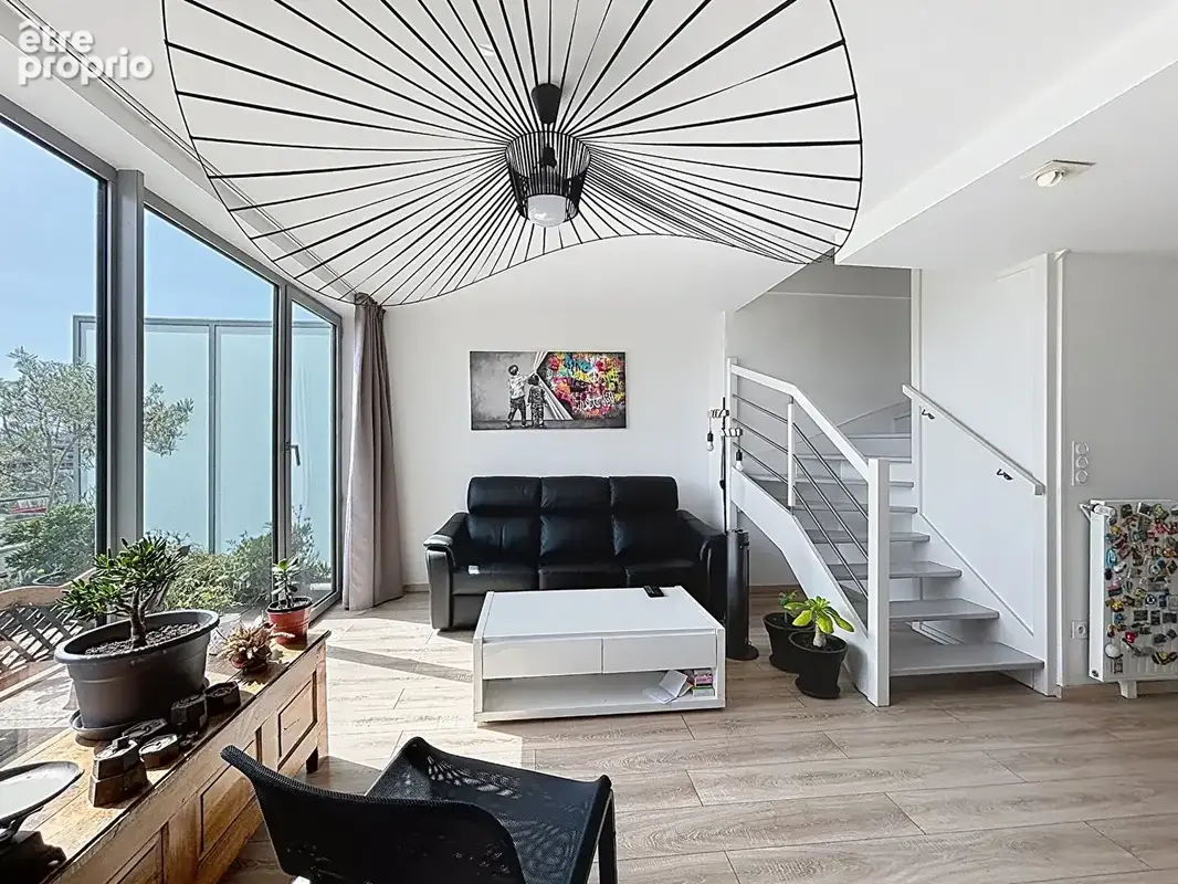 5 pièces - duplex -  3 chambres - 2 terrasses - récent - La Courrouze - Rennes/Saint-Jacques - photo 3