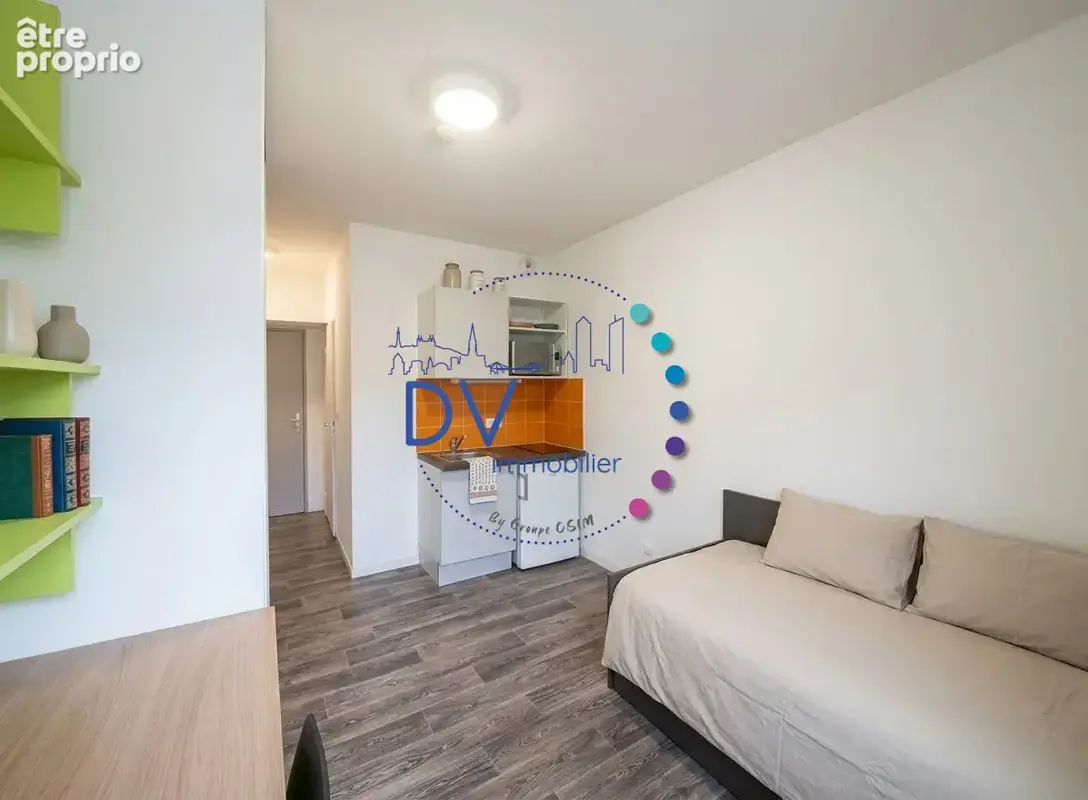 Appartement 1 pièce 17 m² à vendre à Villeurbanne (69100) - photo 2