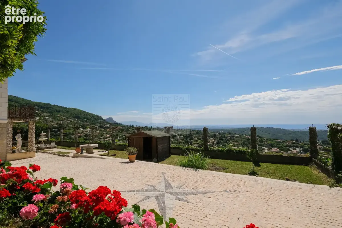 Vue mer panoramique, position dominante au calme et proche du village de Tourrettes - photo 3