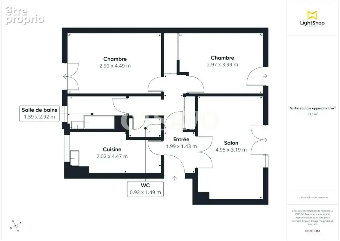 Vente Appartement 3 pièces de 62m² - 92160 Antony - photo 10