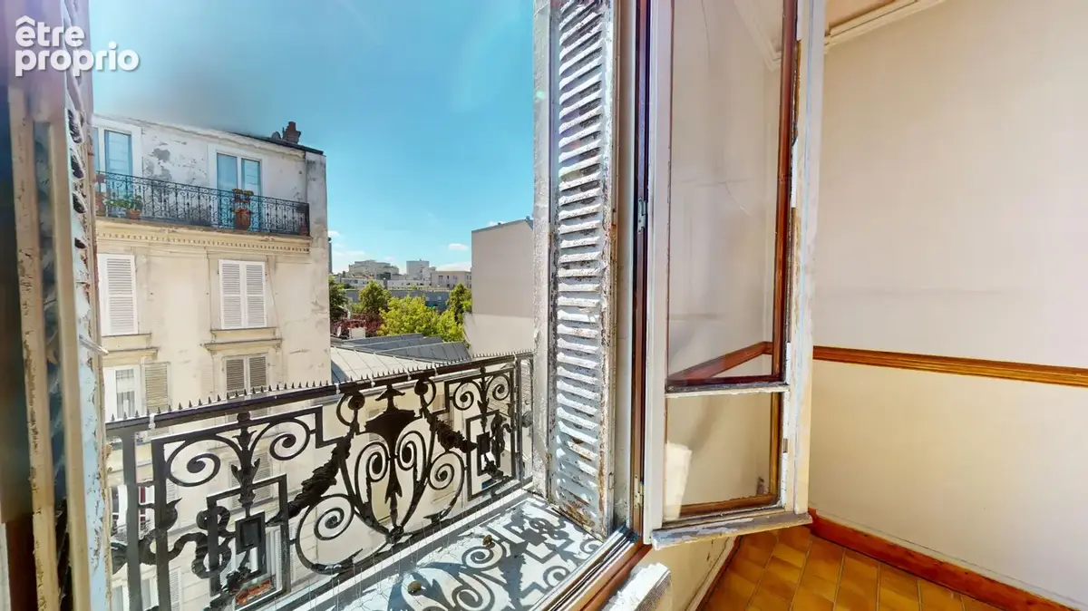 Exclu avl  pantin - hoche  plein coeur du triangle d'or  2 pièces  38  m²  4ème et dernier étage  lumineux & sans vis-à-vis  cav - photo 2