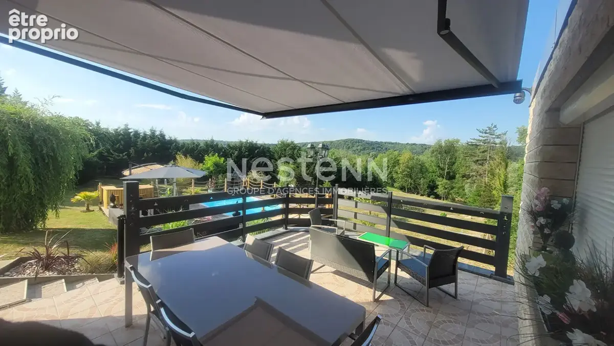 Bien rare à nancois-sur-ornain 583 m² environ vue sur la nature, terrasses, piscine hors sol amménagée et acces a la riviere - photo 4