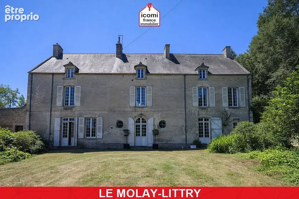 Calvados - le molay-littry (14330) - a vendre - propriete de +350 m² sur +2ha - bief - ecuries et dependances ideal voitures de  - photo 1