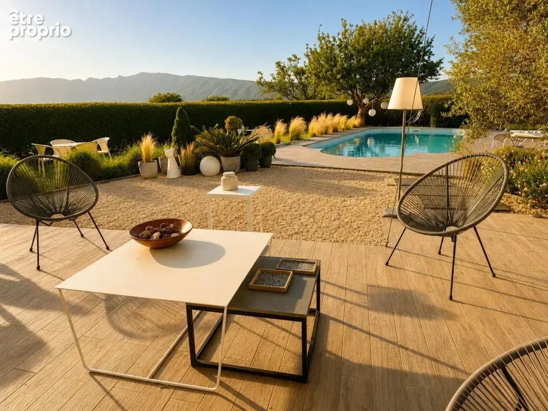 Maison chaleureuse avec piscine et vue imprenable sur la montangne de la Sainte Victoire - photo 3