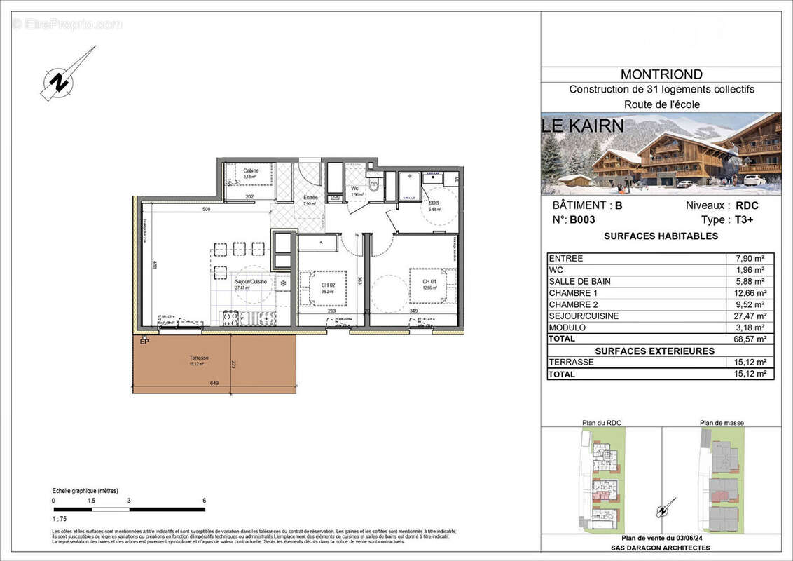Appartement à MONTRIOND