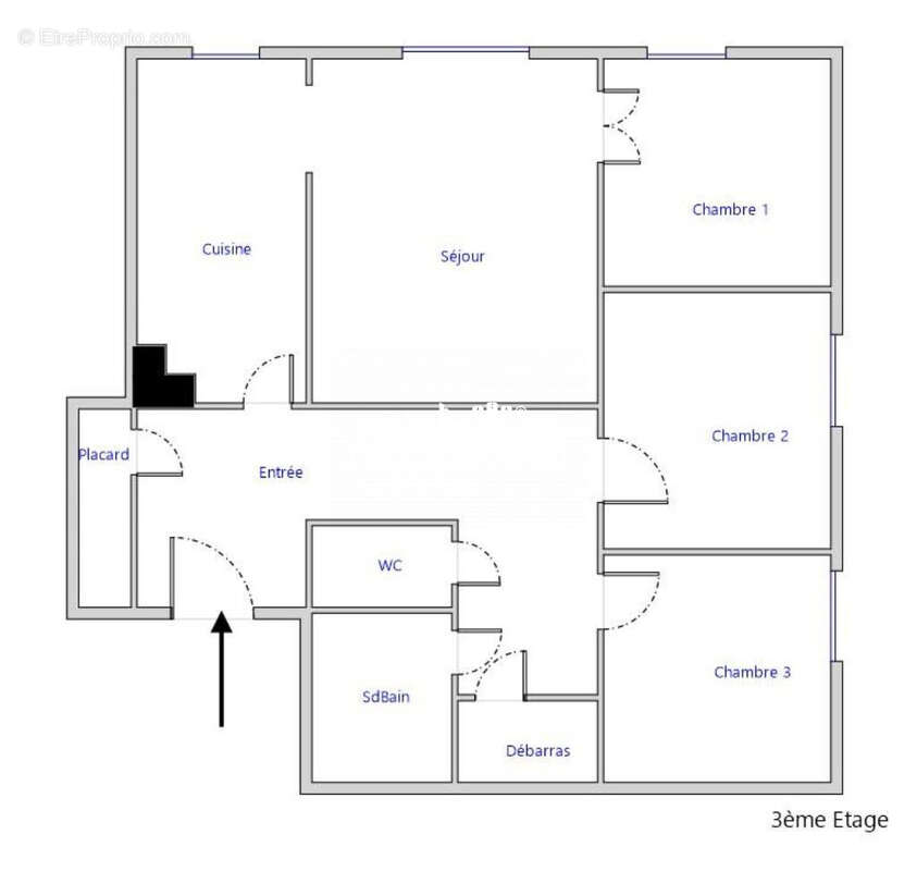 Plan - Appartement à NANTES