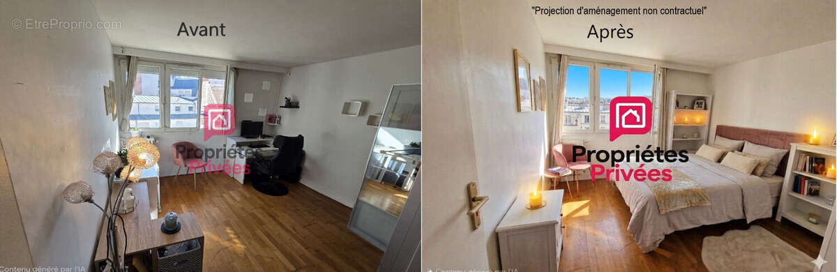 DEPT 75 - PARIS 15 EME- Appartement 4 pièce(s) 66 m2, balcon, cave - photo 7