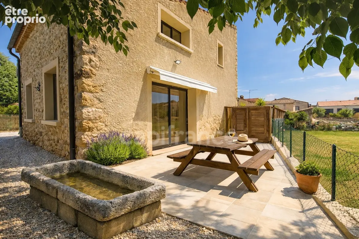 Maison de caractère en pierre – 100 m² – 3 chambres – séjour 45 m² – extérieur 316 m² - photo 3