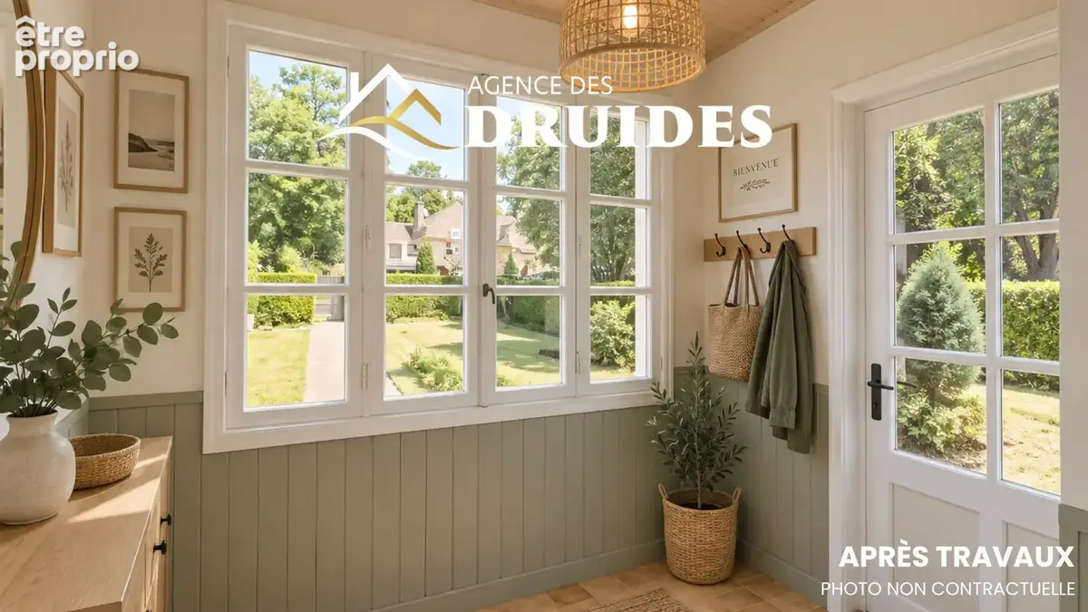 A vendre Saint-Philibert - Maison 106 m² - 3 chambres - Jardin, véranda - Proche rivière et mer - Beau potentiel - photo 2