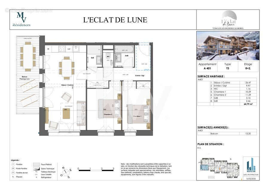 Appartement à LES AVANCHERS-VALMOREL