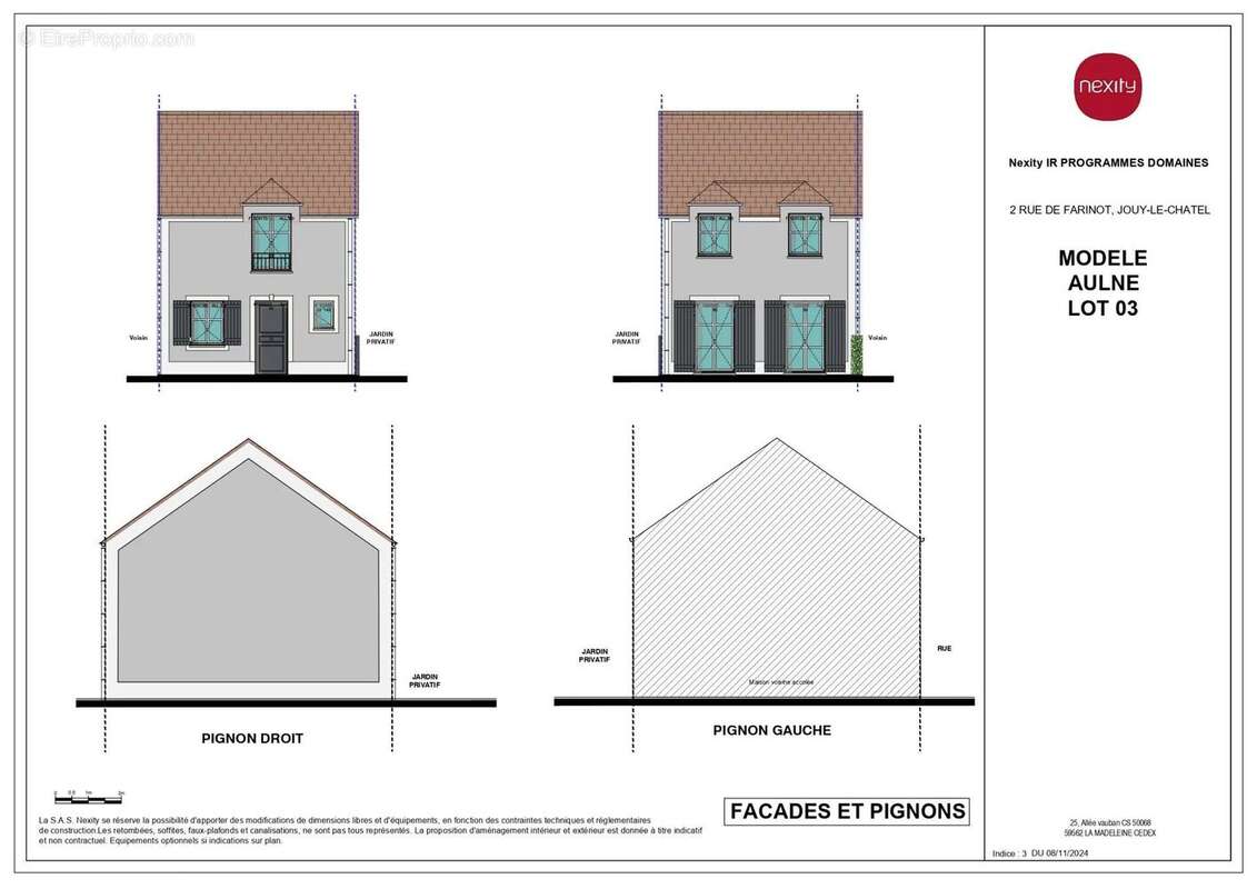 Maison à JOUY-LE-CHATEL