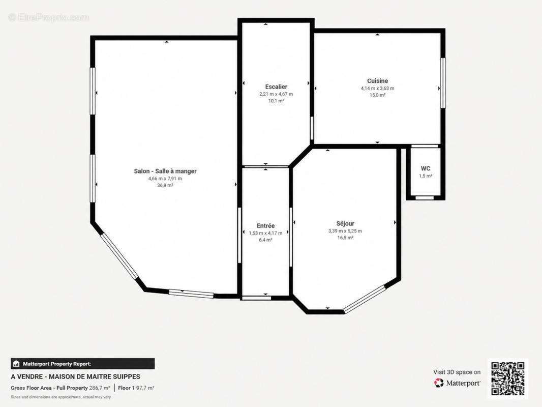 Suippes - à vendre - maison de maître - photo 3