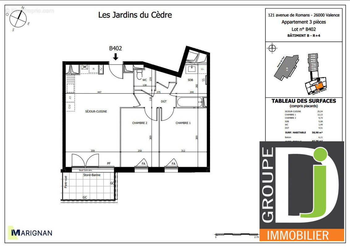 Appartement à VALENCE
