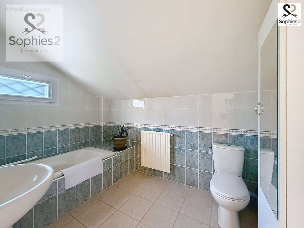 Salle de bains - Maison à VARCES-ALLIERES-ET-RISSET