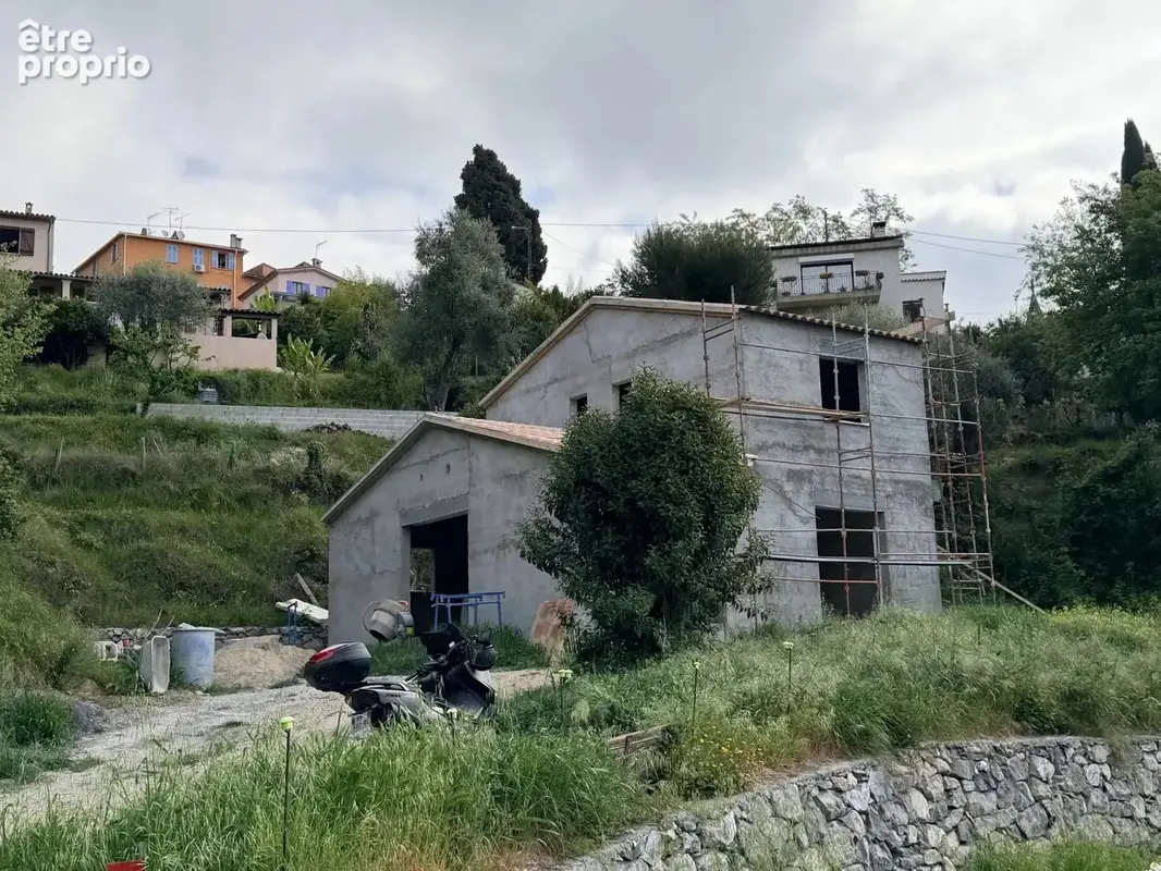 Contes - Collines est Nice - Maison à terminer - photo 7