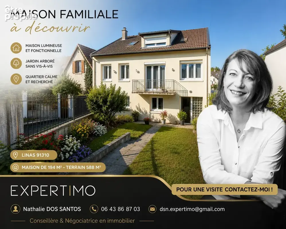 Grande maison familiale de 194 m2   Proche centre-ville - LINAS (91310) - photo 34