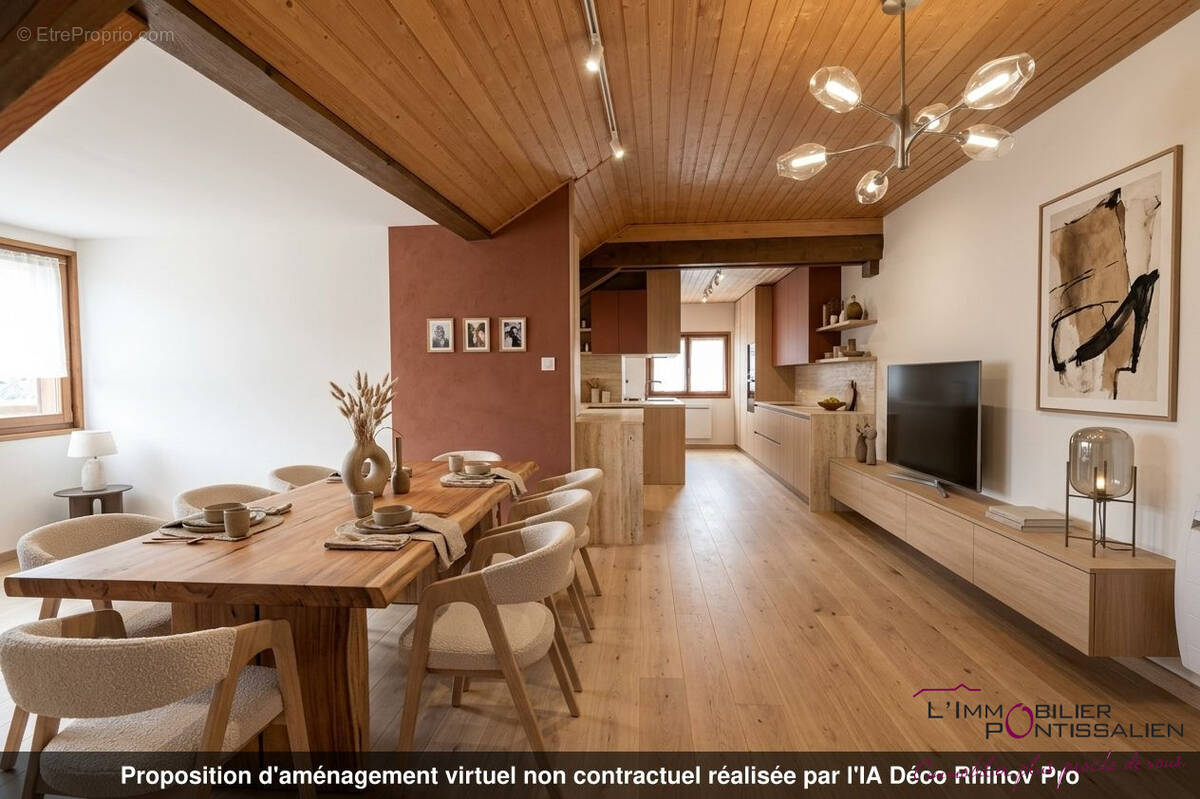 Pontarlier - centre ville : appartement de type 4 avec cave et garage - photo 2