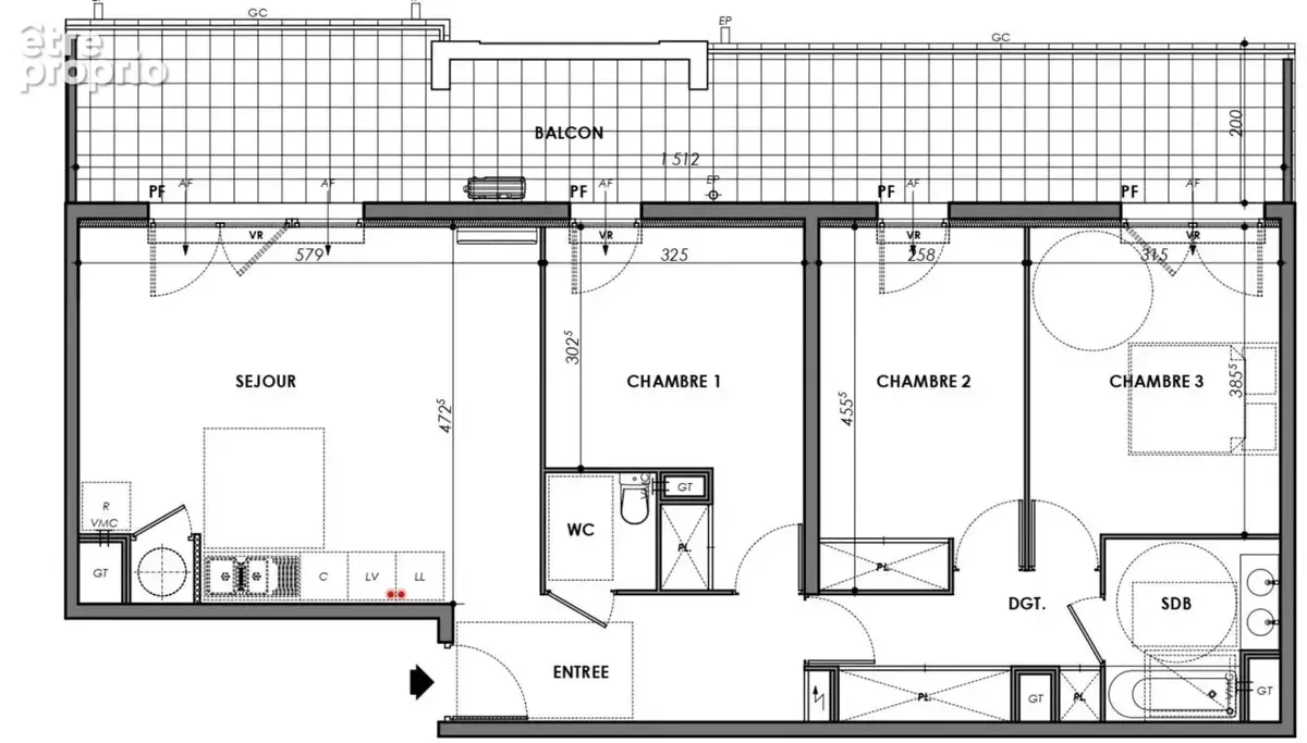 Appartement T4 d'Exception au Dernier Étage : Vivez La Londe-les-Maures  83250 - photo 4