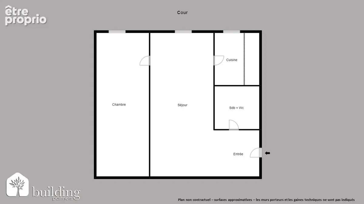Paris 11e Goncourt - Appartement 2 pièces de 36 m² - photo 2