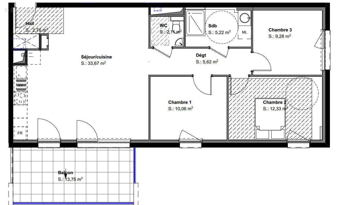 Appartement à LANDSER