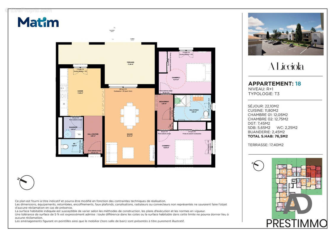 Appartement à SORBO-OCAGNANO