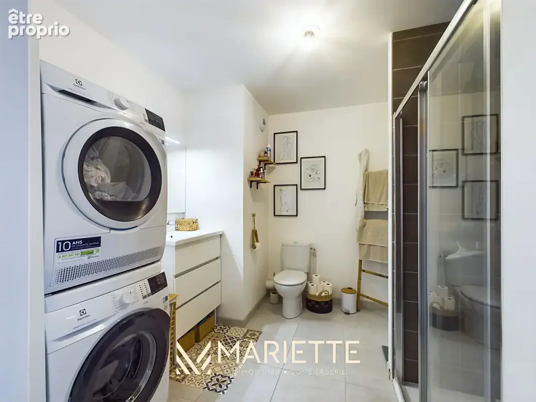 "AMBRE", Appartement T3 avec terrasse/jardin, cellier et place de parking privative. - photo 12
