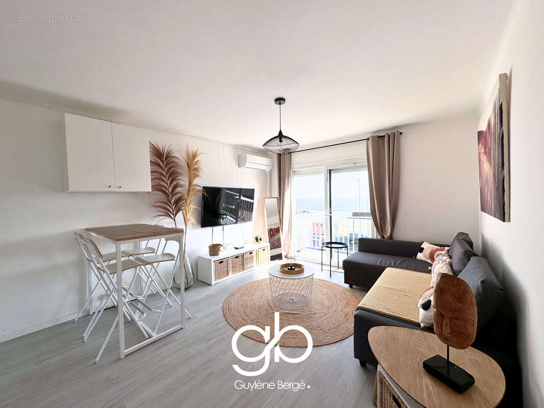 Studio cabine 27,7m2   terrasse et vue mer   palavas-les-flots   dernier étage - photo 3