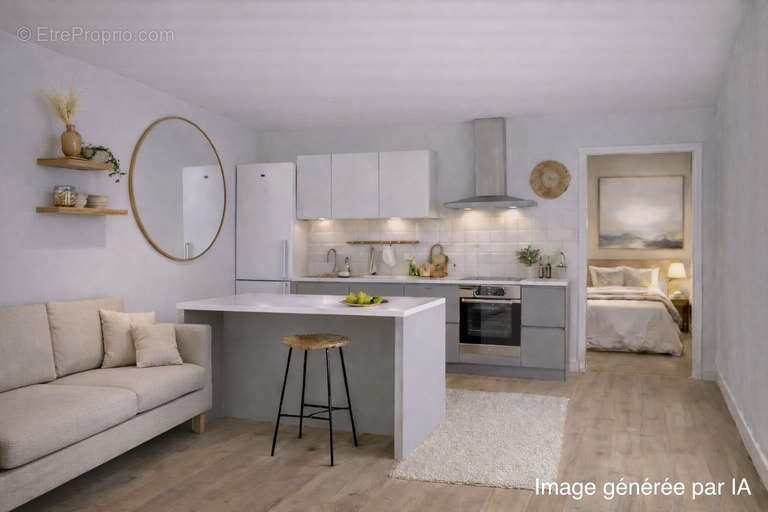 Plateau T2 40 m2 + jardinet env. 60 m2 + parking - Chemin des Dionnières, Tain-l’Hermitage - photo 2