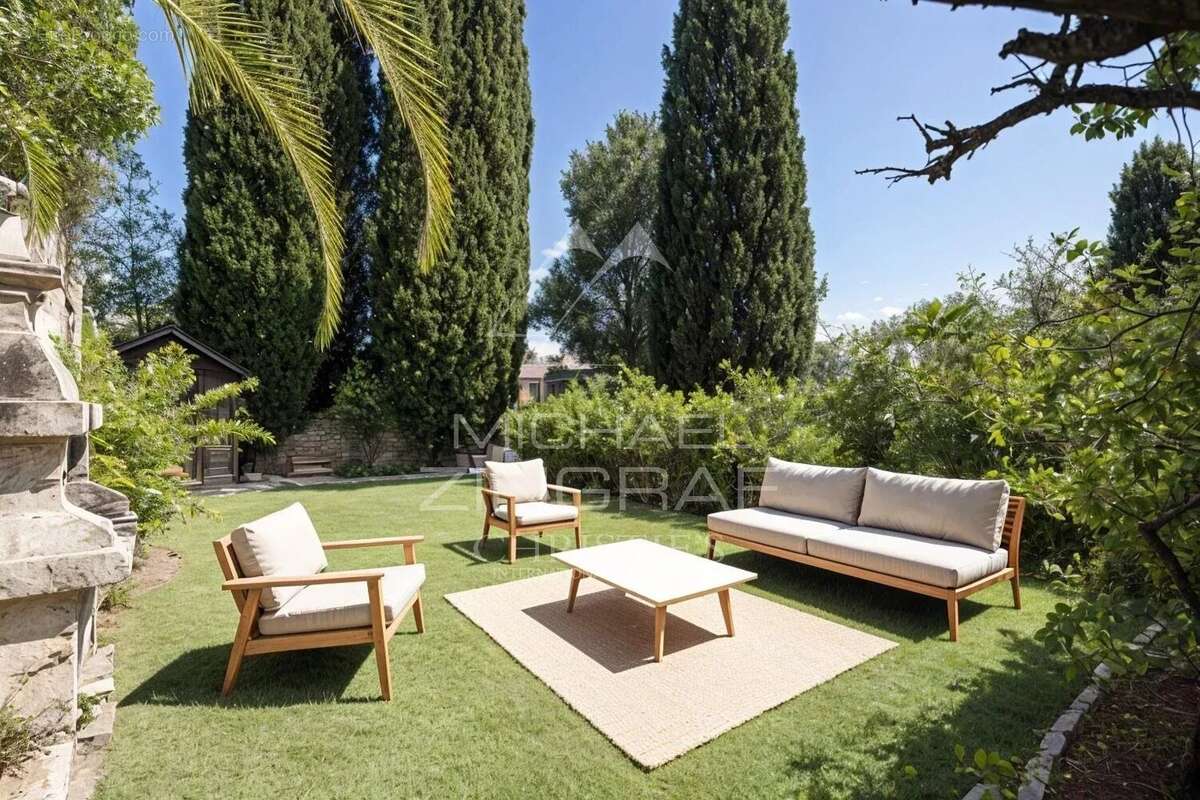 Cannes - Bel appartement au calme avec terrasse, jardin et aperçu mer - photo 4